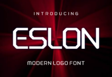 Eslon Font Poster 1