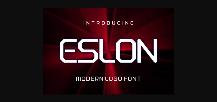 Eslon Font Poster 4