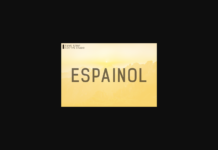 Espainol Font Poster 1
