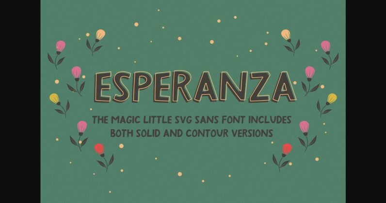 Esperanza Font Poster 3