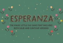 Esperanza Font Poster 1