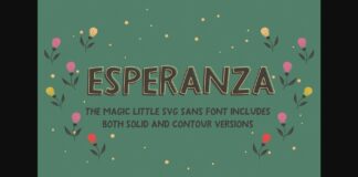Esperanza Font Poster 1
