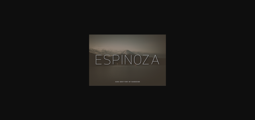 Espinoza Font Poster 3