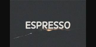 Espresso Font Poster 1