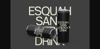 Esquah Font Poster 1
