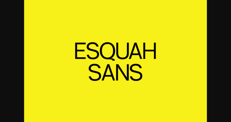 Esquah Font Poster 5