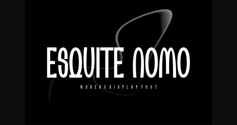 Esquite Nomo Font Poster 3