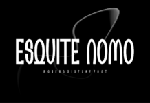 Esquite Nomo Font Poster 1