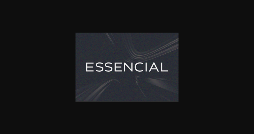 Essencial Font Poster 3