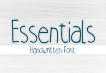 Essentials Font Poster 1