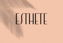 Esthete Font Poster 1