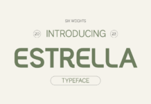 Estrella Font Poster 1