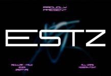 Estz Font Poster 1