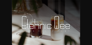 Etehnic Qee Font Poster 1