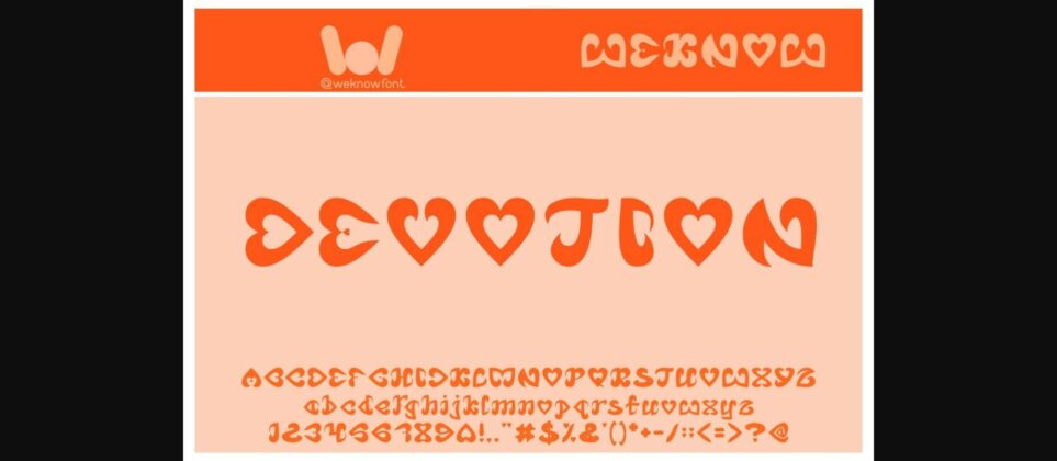 Eternal Love Font Poster 2