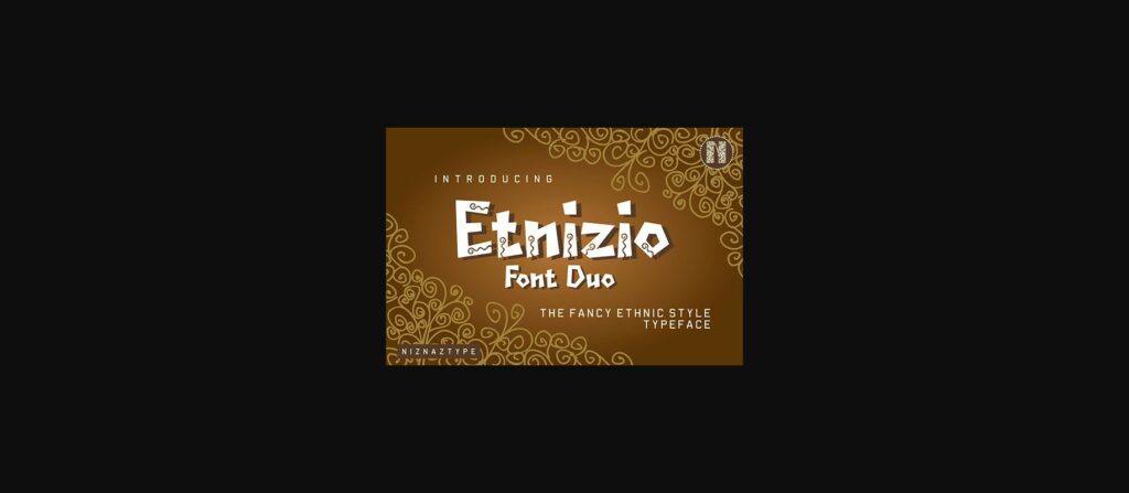 Etnizio Font Poster 1