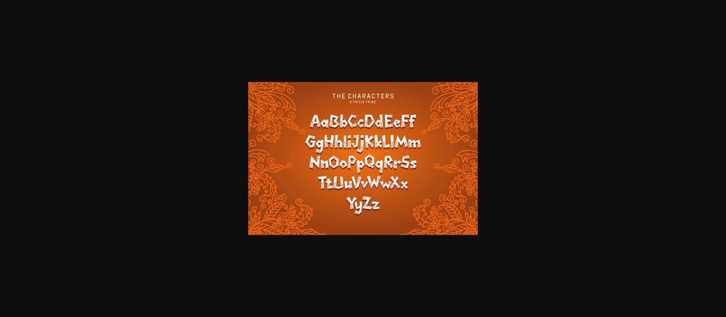 Etnizio Font Poster 9