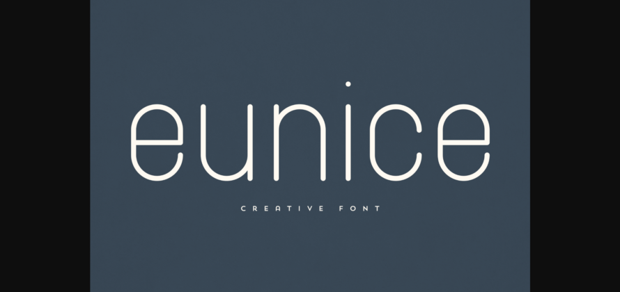 Eunice Font Poster 3