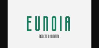 Eunoia Font Poster 1