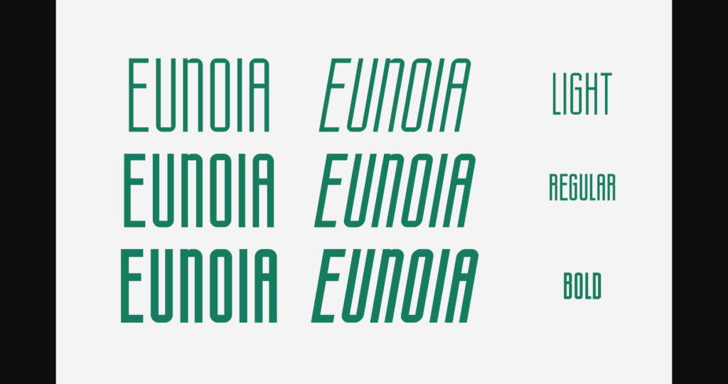 Eunoia Font Poster 6