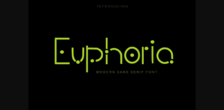 Euphoria Font Poster 1