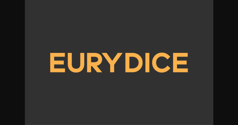 Eurydice Font Poster 1