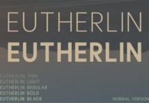 Eutherlin Font Poster 1