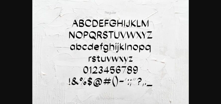 Eutony Font Poster 5