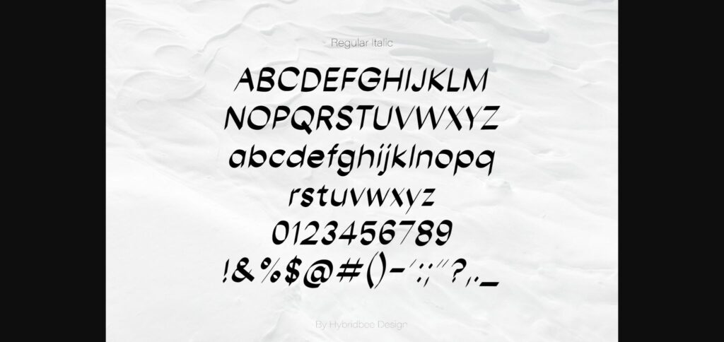 Eutony Font Poster 7