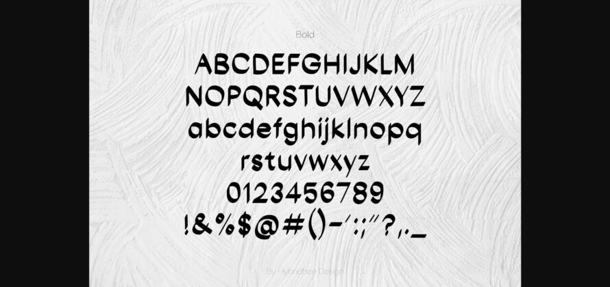 Eutony Font Poster 9