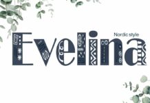 Evelina Font Poster 1