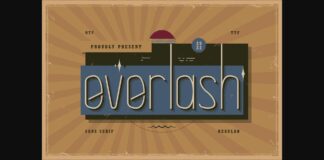 Everlash Font Poster 1