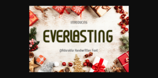 Everlasting Font Poster 1