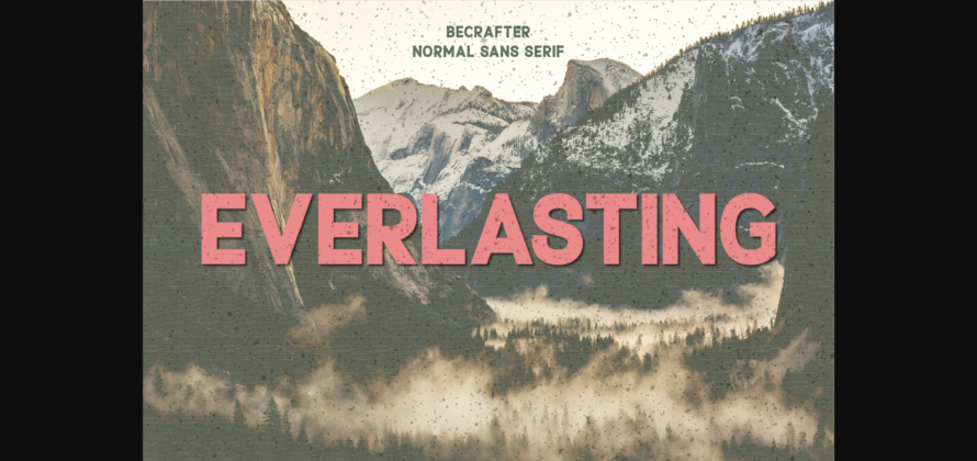 Everlasting Font Poster 3