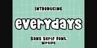 Everydays Font Poster 1