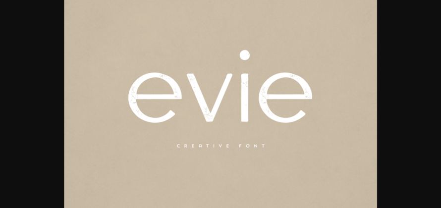 Evie Font Poster 3