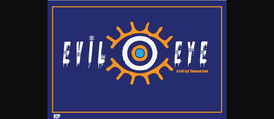 Evil Eye II Font Poster 3