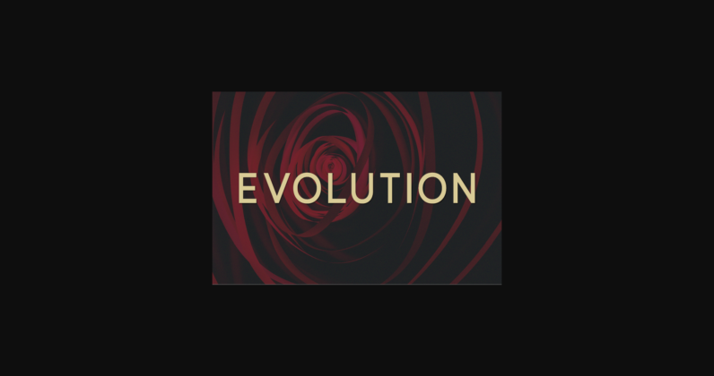 Evolution Font Poster 1