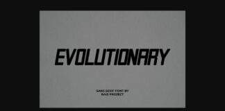 Evolutionary Font Poster 1