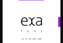 Exa Font Poster 1