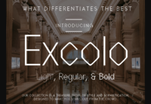 Excolo Font Poster 1
