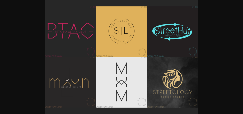 Excolo Font Poster 9