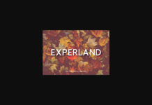 Experland Font Poster 1