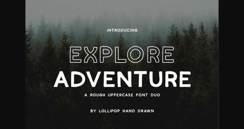 Explore Adventure Font Poster 3