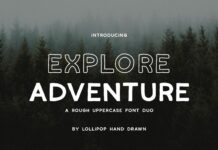 Explore Adventure Font Poster 1