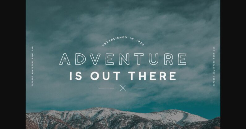 Explore Adventure Font Poster 4
