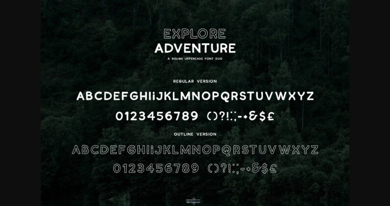 Explore Adventure Font Poster 7