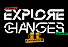 Explore Changes Font Poster 1