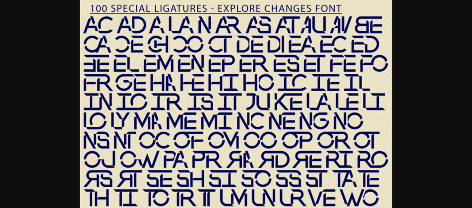 Explore Changes Font Poster 9