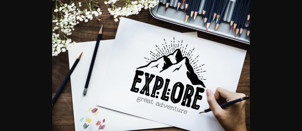 Explore Font Poster 4